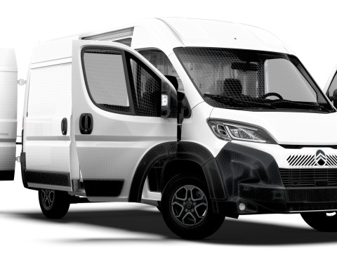 Citroen e Jumper Van L2H2 HQ Interior 2025 Modello 3D