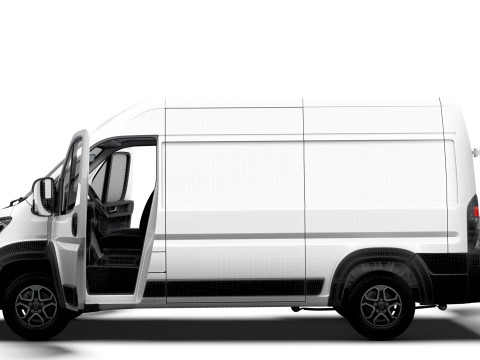 Citroen e Jumper Van L2H2 HQ Interior 2025 Modello 3D