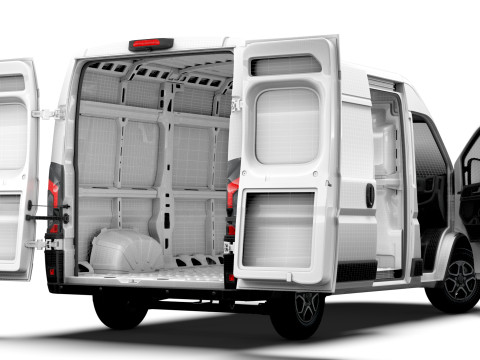 Citroen e Jumper Van L2H2 HQ Interior 2025 Modello 3D