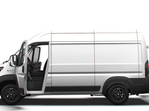 Fiat e Ducato Van L2H2 HQ Interior 2025 3Dモデル