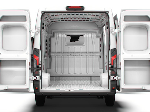 Fiat e Ducato Van L2H2 HQ Interior 2025 3Dモデル