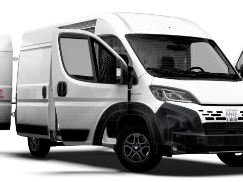 Fiat e Ducato Van L2H2 HQ Interior 2025 3Dモデル