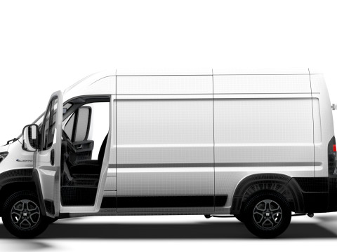 Fiat e Ducato Van L2H2 HQ Interior 2025 3Dモデル