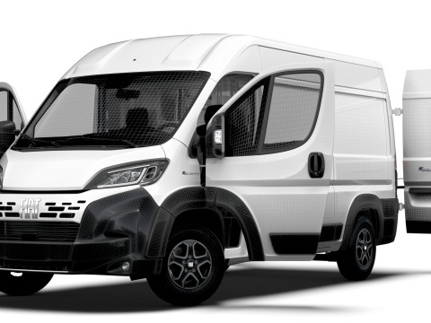 Fiat e Ducato Van L2H2 HQ Interior 2025 3Dモデル