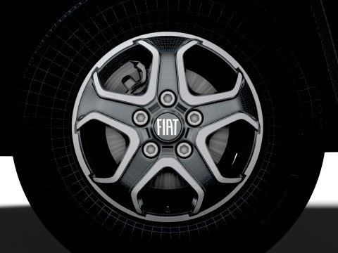 Fiat e Ducato Van L2H2 HQ Interior 2025 3Dモデル