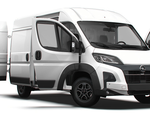Opel Movano e Van L2H2 HQ Interior 2025 3Dモデル