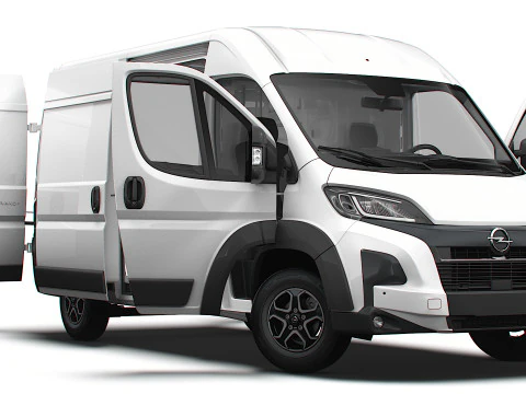 Interni Opel Movano e Van L2H2 HQ 2025 Modello 3D