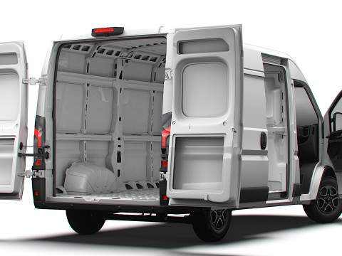 Opel Movano e Van L2H2 HQ Interior 2025 3Dモデル