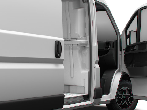 Opel Movano e Van L2H2 HQ Interior 2025 3Dモデル