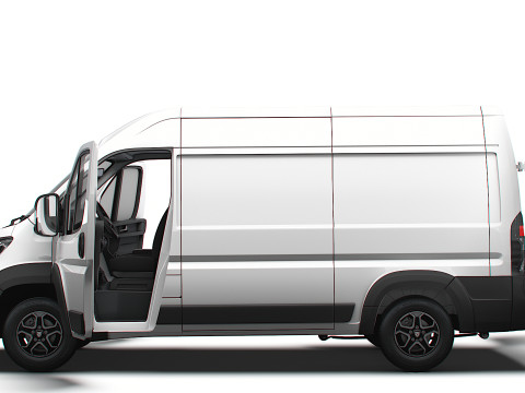Peugeot e Boxer Van L2H2 HQ Interior 2025 Model 3D