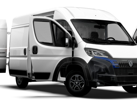 Peugeot e Boxer Van L2H2 HQ Interior 2025 Model 3D