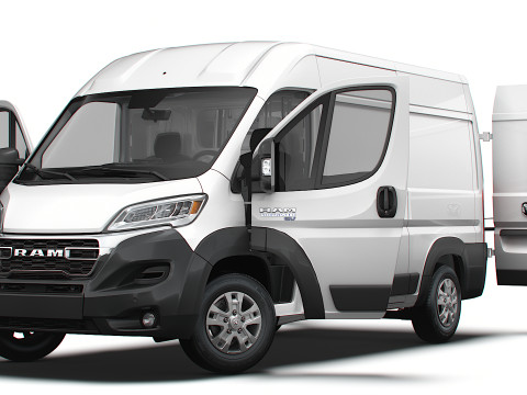 RAM Promaster e Van L2H2 HQ Interior 2025 3Dモデル