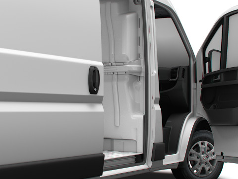 RAM Promaster e Van L2H2 HQ Interior 2025 3Dモデル