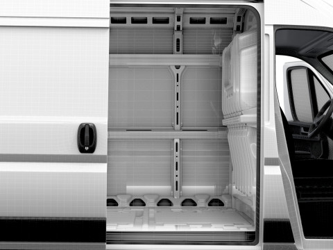 RAM Promaster e Van L2H2 HQ Interior 2025 3Dモデル