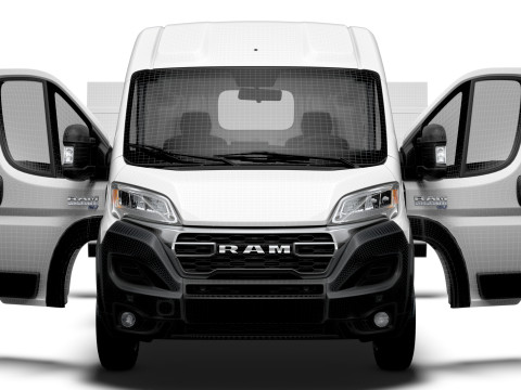 RAM Promaster e Van L2H2 HQ Interior 2025 3Dモデル