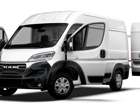 RAM Promaster e Van L2H2 HQ Interior 2025 3Dモデル