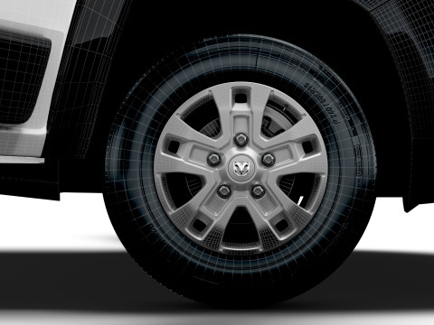 RAM Promaster e Van L2H2 HQ Interior 2025 3Dモデル