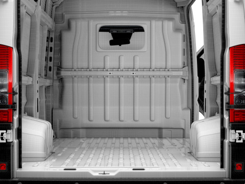 RAM Promaster e Van L2H2 HQ Interior 2025 3Dモデル