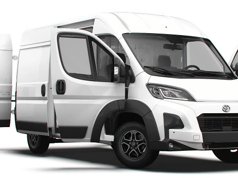 Interior Toyota ProAce E Max Van L2H2 HQ 2025 Model 3D