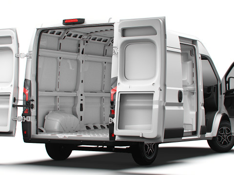 Toyota ProAce E Max Van L2H2 HQ Interior 2025 3D 모델