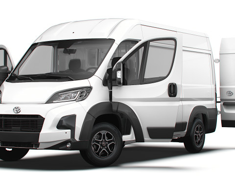 Toyota ProAce E Max Van L2H2 HQ Interior 2025 3D 모델