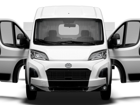 Toyota ProAce E Max Van L2H2 HQ Interior 2025 3D 모델