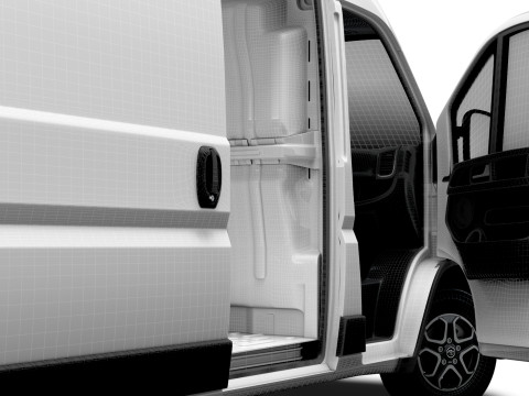 Toyota ProAce E Max Van L2H2 HQ Interior 2025 3D 모델