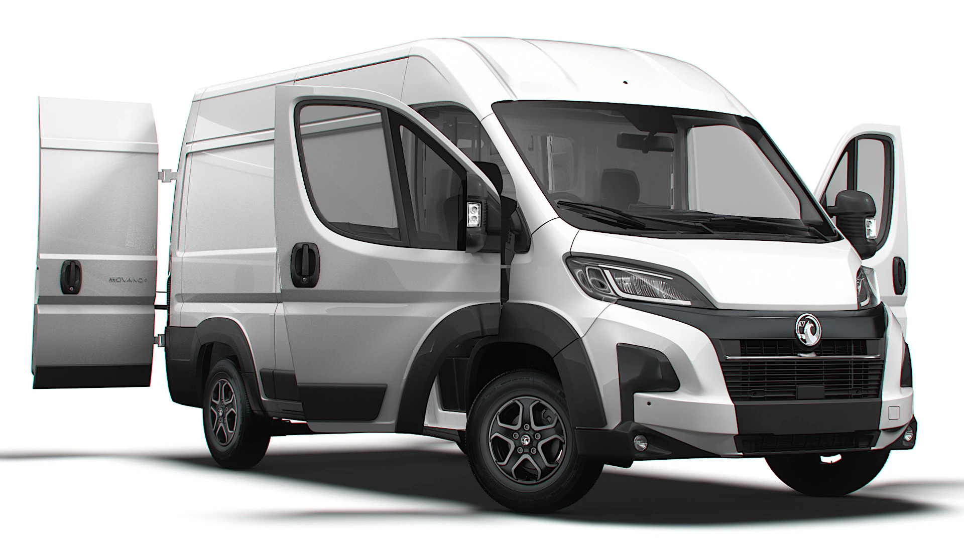 Vauxhall Movano e Van L2H2 HQ Interior 2025 3D Model .c4d .max .obj .3ds .fbx .stl .blend 