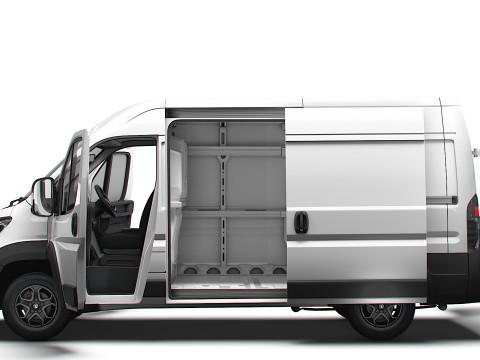 Vauxhall Movano e Van L2H2 HQ Interior 2025 Modelo 3D