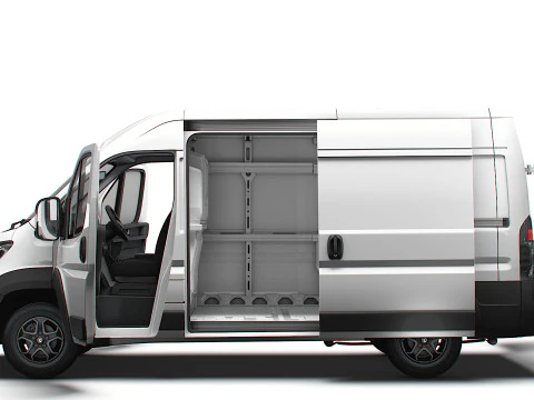 Vauxhall Movano e Van L2H2 HQ Interior 2025 3D Model