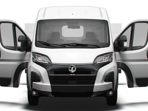 Vauxhall Movano e Van L2H2 HQ Interior 2025 3D Model