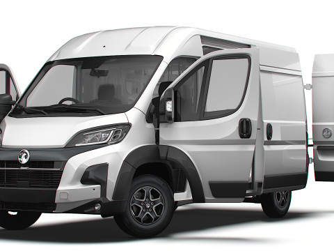 Vauxhall Movano e Van L2H2 HQ Interior 2025 Modelo 3D