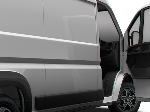 Vauxhall Movano e Van L2H2 HQ Interior 2025 Modelo 3D