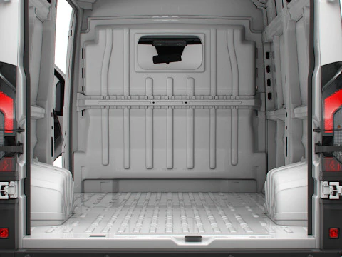 Vauxhall Movano e Van L2H2 HQ Interior 2025 3D Model