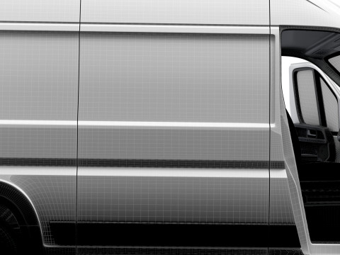 Vauxhall Movano e Van L2H2 HQ Interior 2025 Modelo 3D