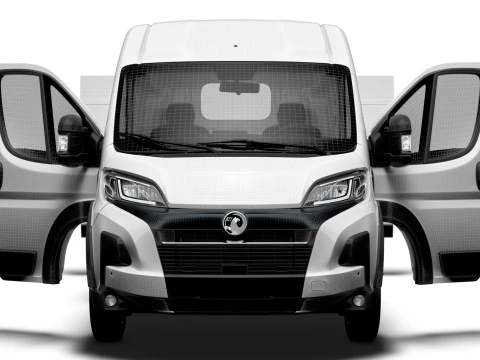 Vauxhall Movano e Van L2H2 HQ Interior 2025 3D Model