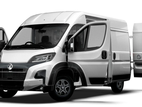 Vauxhall Movano e Van L2H2 HQ Interior 2025 3D Model