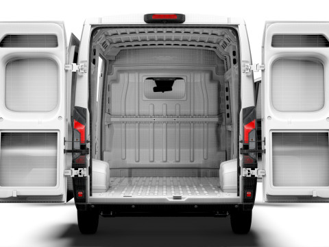 Vauxhall Movano e Van L2H2 HQ Interior 2025 Modelo 3D