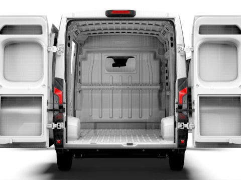 Vauxhall Movano e Van L2H2 HQ Interior 2025 3D Model