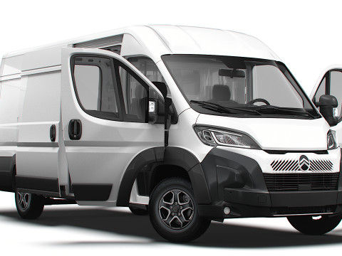 Citroen e Jumper Van L4H2 HQ Interior 2025 3Dモデル
