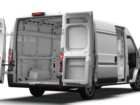 Citroen e Jumper Van L4H2 HQ Interior 2025 3Dモデル