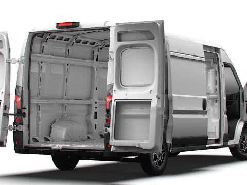 Citroen e Jumper Van L4H2 HQ Interior 2025 3D Model