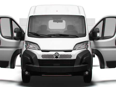 Citroen e Jumper Van L4H2 HQ Interior 2025 3Dモデル