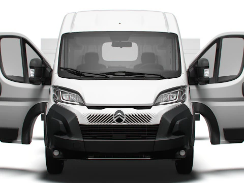 Citroen e Jumper Van L4H2 HQ Interior 2025 3D Model