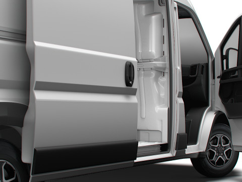 Citroen e Jumper Van L4H2 HQ Interior 2025 3Dモデル