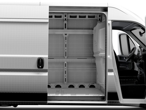 Citroen e Jumper Van L4H2 HQ Interior 2025 3Dモデル