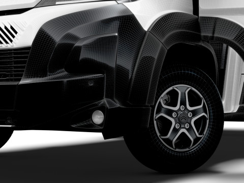 Citroen e Jumper Van L4H2 HQ Interior 2025 3Dモデル
