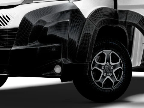 Citroen e Jumper Van L4H2 HQ Interior 2025 3D Model
