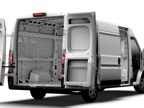Citroen e Jumper Van L4H2 HQ Interior 2025 3Dモデル