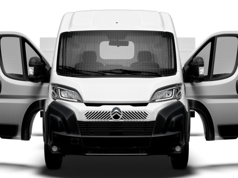 Citroen e Jumper Van L4H2 HQ Interior 2025 3Dモデル